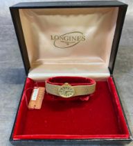 A very good 1970’s Longines 9ct gold ladies watch in good condition 33.5 grams