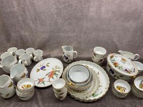 A collection of royal Worcester Evesham tableware