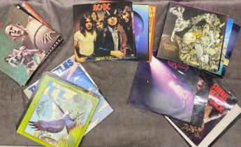 A collection of 27 Albums including Queen, Blondie, Meatloaf, Beatles, Kate Bush, Alice Cooper