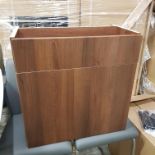 5 X BRAND NEW IN BOX 600 WC UNIT IN DARK WALNUT