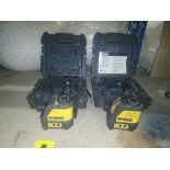 2 DEWALT DW088 LEVEREIIER LASERER'S COMES WITH BOXES