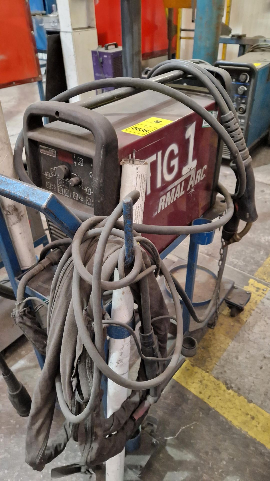 THERMAL ARC 250 AC/DC WELDING SET (NOTE: ASSETS LOCATED IN NEWCASTLE-UNDER-LYME, STAFFORDSHIRE &