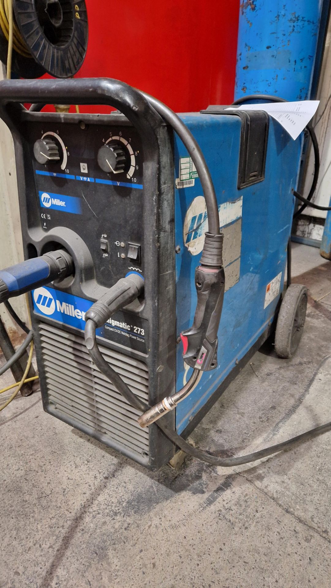 MILLER MIGMATIC 273 WELDING SET (NOTE: ASSETS LOCATED IN NEWCASTLE-UNDER-LYME, STAFFORDSHIRE &