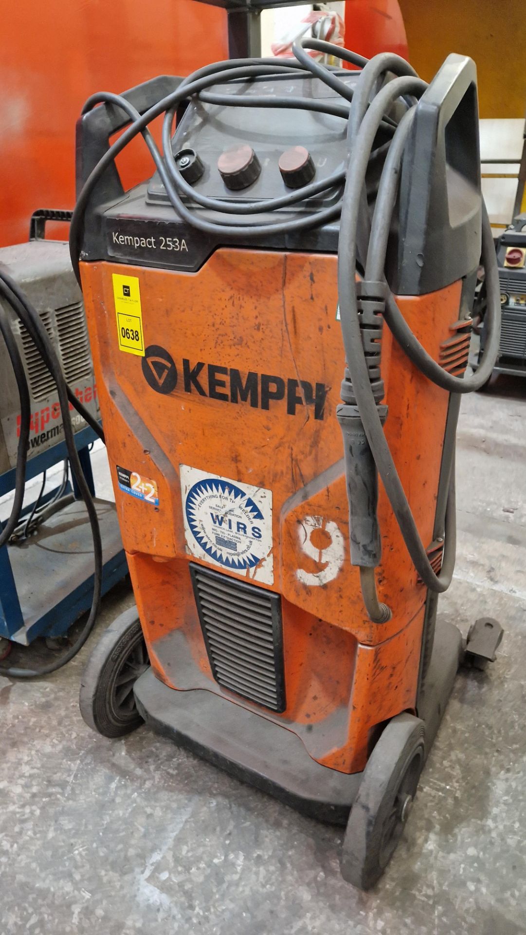 KEMPPI KEMPACT 253A WELDING SET (NOTE: ASSETS LOCATED IN NEWCASTLE-UNDER-LYME, STAFFORDSHIRE &