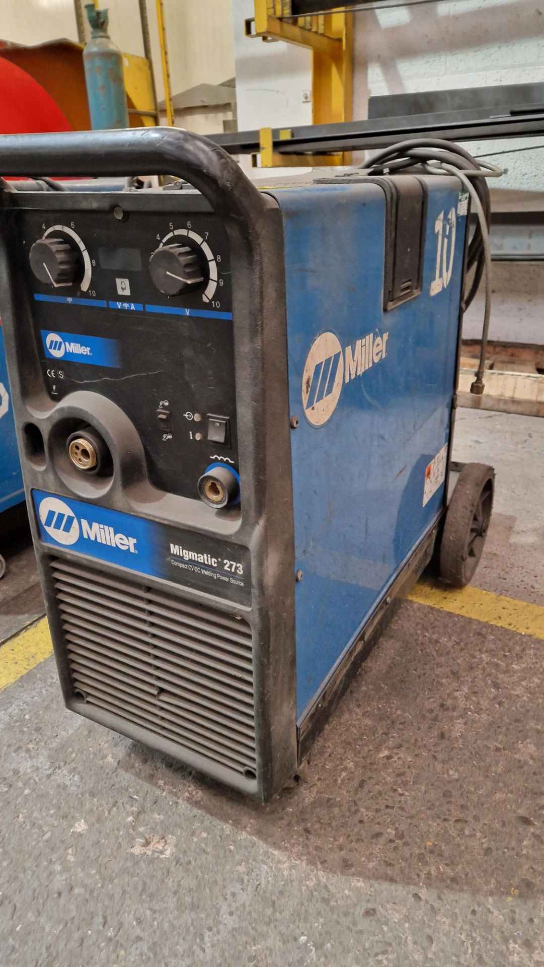 MILLER MIGMATIC 273 WELDING SET (NOTE: ASSETS LOCATED IN NEWCASTLE-UNDER-LYME, STAFFORDSHIRE &