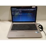 1 X HP G12 LAPTOP - 17 INCH SCREEN (DAMAGED- SEE IMAGE SHOWING 2 LINES - WINDOWS 10 ( NOT