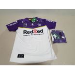 10 X BRAND NEW ONEILLS OFFICIAL MERCHANDISE NRL RUGBY SHIRTS IN PURPLE/WHITE SIZES S-M-L-XXL £89.
