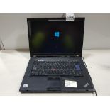 1 X LENOVO T500 LAPTOP - INTEL P8600 2.4 GHZ - WINDOWS 10 ( NOT ACTIVATED ) 320 GB HDD - WITH