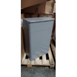 6 X BRAND NEW ELATION WC VANITY UNITS IN DOVE MATT GREY SIZE HEIGHT 80 CM X DEPTH 25 CM X WIDTH 51