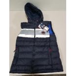 7 X BRAND NEW TOKYO BODY WARMERS IN NAVY SIZES SMALL - £29.99 PP