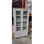 1 X BRAND NEW DISPLAY STORAGE UNIT IN GREY SIZE W950 X D370 X H 1911 MM