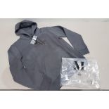 6 X BRAND NEW MALLET HOODIES IN GREY SIZE LARGE