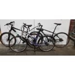 3 PIECE MIXED BIKE LOT CONTAINING 1 X CAPE RATH 18'' - 1 X TREK 18'' - 1 X CHALLENGE 19''