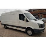 WHITE VOLKSWAGEN CRAFTER CR36 BLUEMOTION T DIESEL PANEL VAN 1968CC FIRST REGISTERED 28/3/2014 REG: