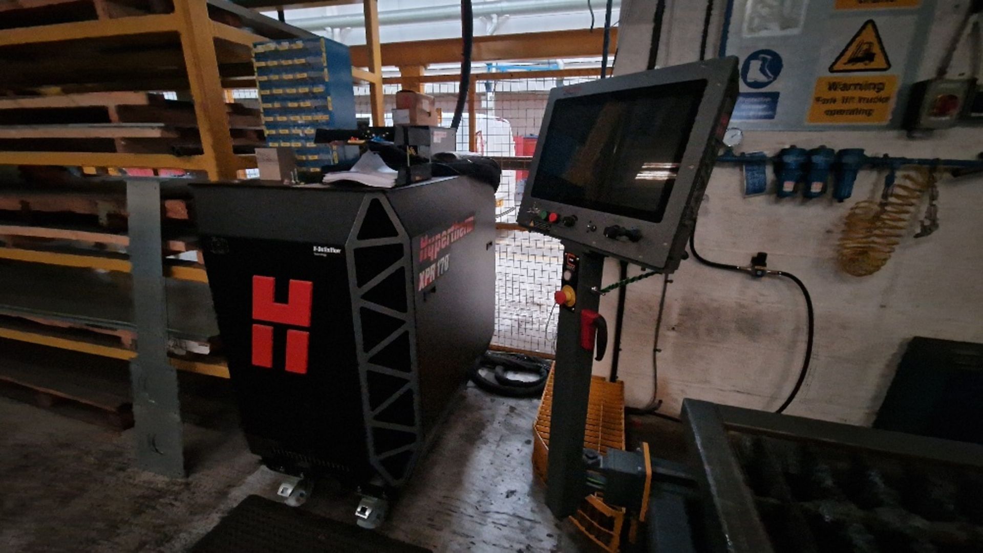 LASER PROFILE CUTTER TO INC: 1.ESPRIT AUTOMATION LIGHTENING HD 1500 PLASMA CUTTER. 2.HYPERTHERM - Image 9 of 9