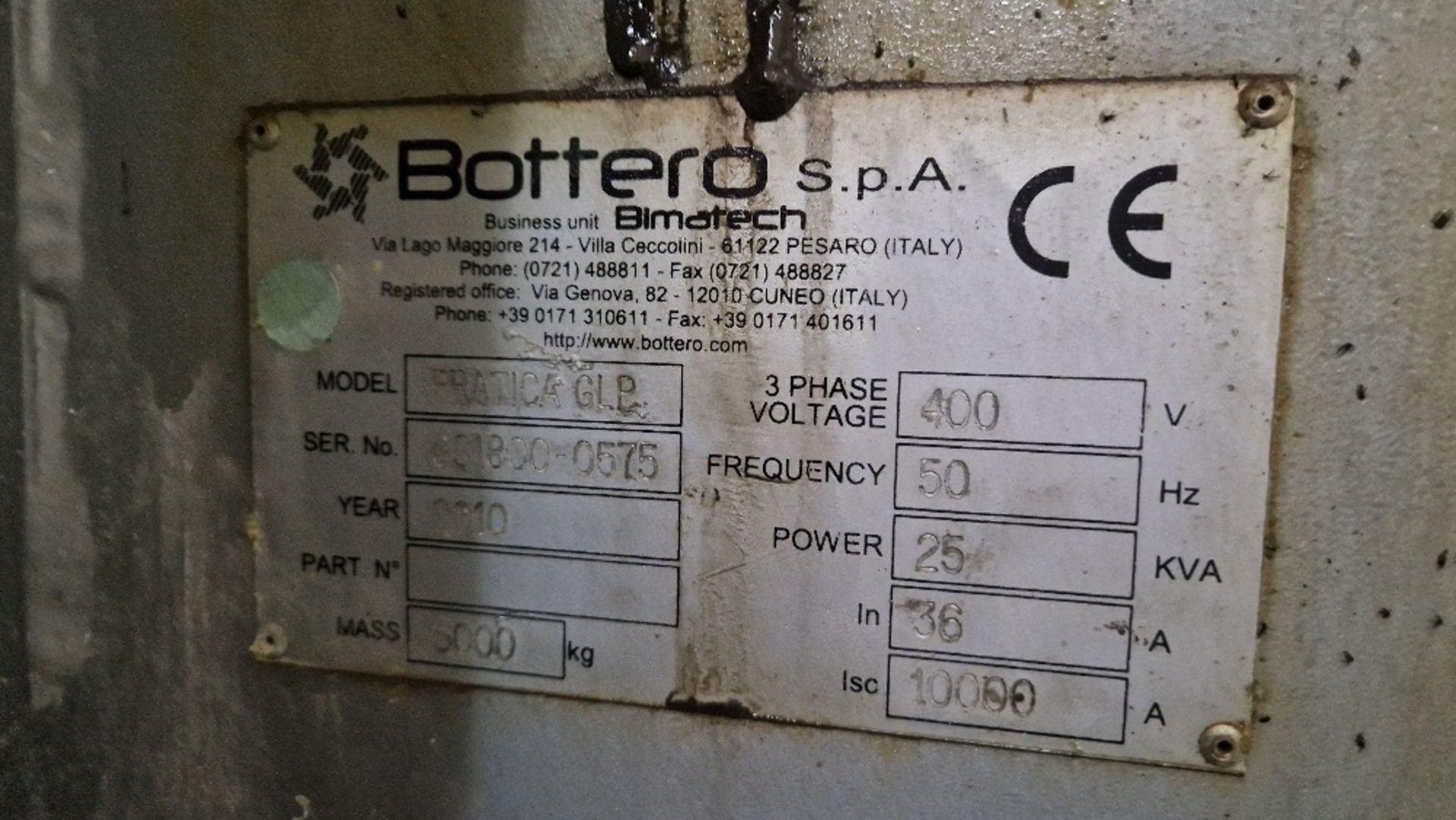 BOTTERO BY BIAMATECH PRATICA GCP GLASS PROCESSING CENTRE. NEW SPINDLE FITTED 23/03/2023 AT £10, - Image 7 of 7