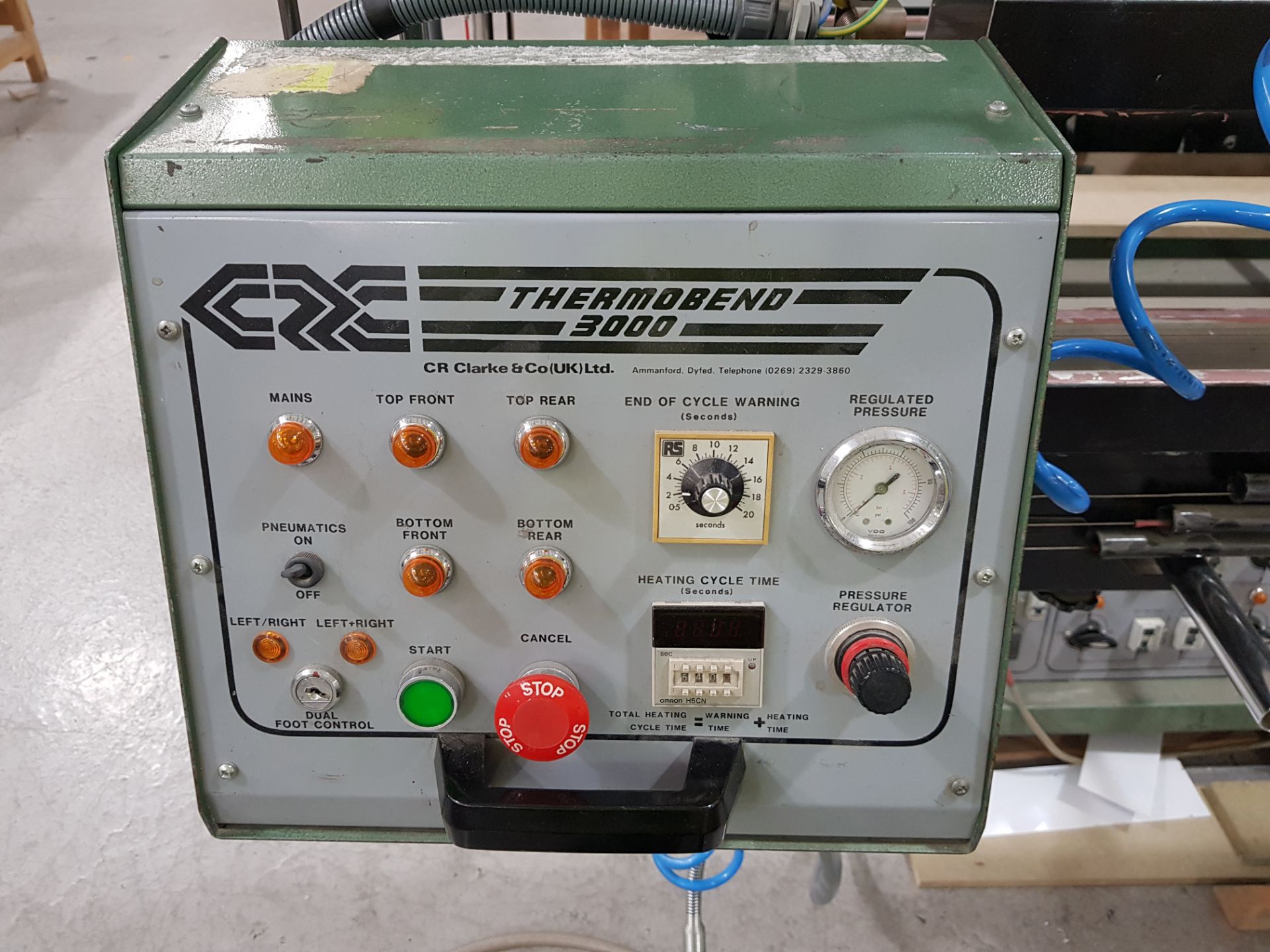 1 X THERMOBEND 3000 WIRE STRIP HEATER - CR CLARKE - SN 300007 - 240 V - MODEL - 3000 D (ASSETS - Image 5 of 7