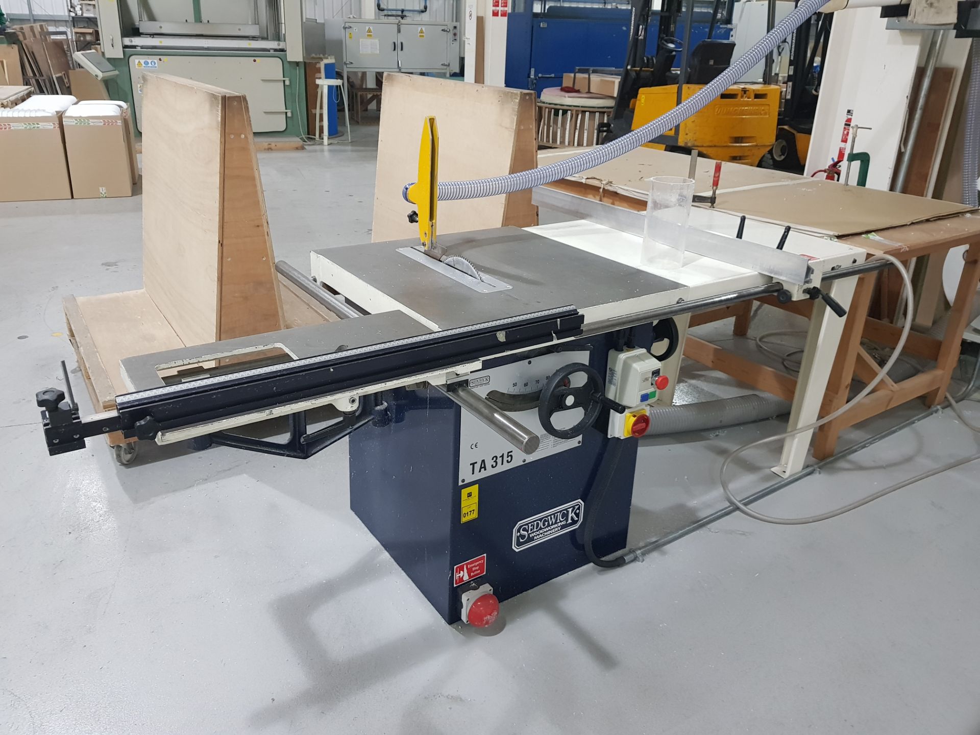 SEDGWICK TA315 TABLE SAW (ASSETS LOCATED IN DENTON, MANCHESTER. VIEWING STRICTLY BY APPT FROM 2OTH