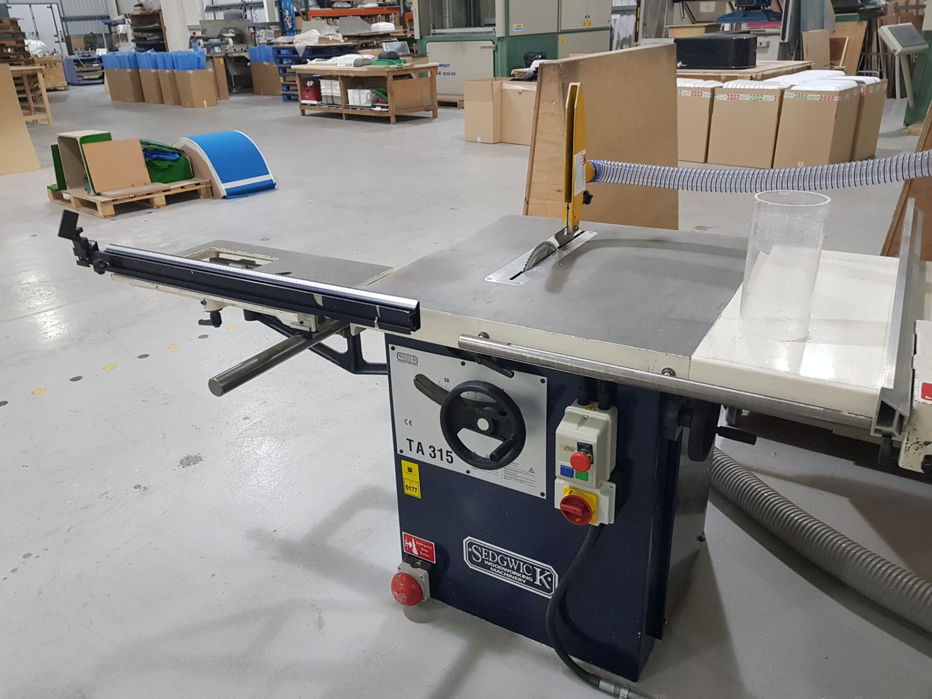 SEDGWICK TA315 TABLE SAW (ASSETS LOCATED IN DENTON, MANCHESTER. VIEWING STRICTLY BY APPT FROM 2OTH - Image 2 of 4