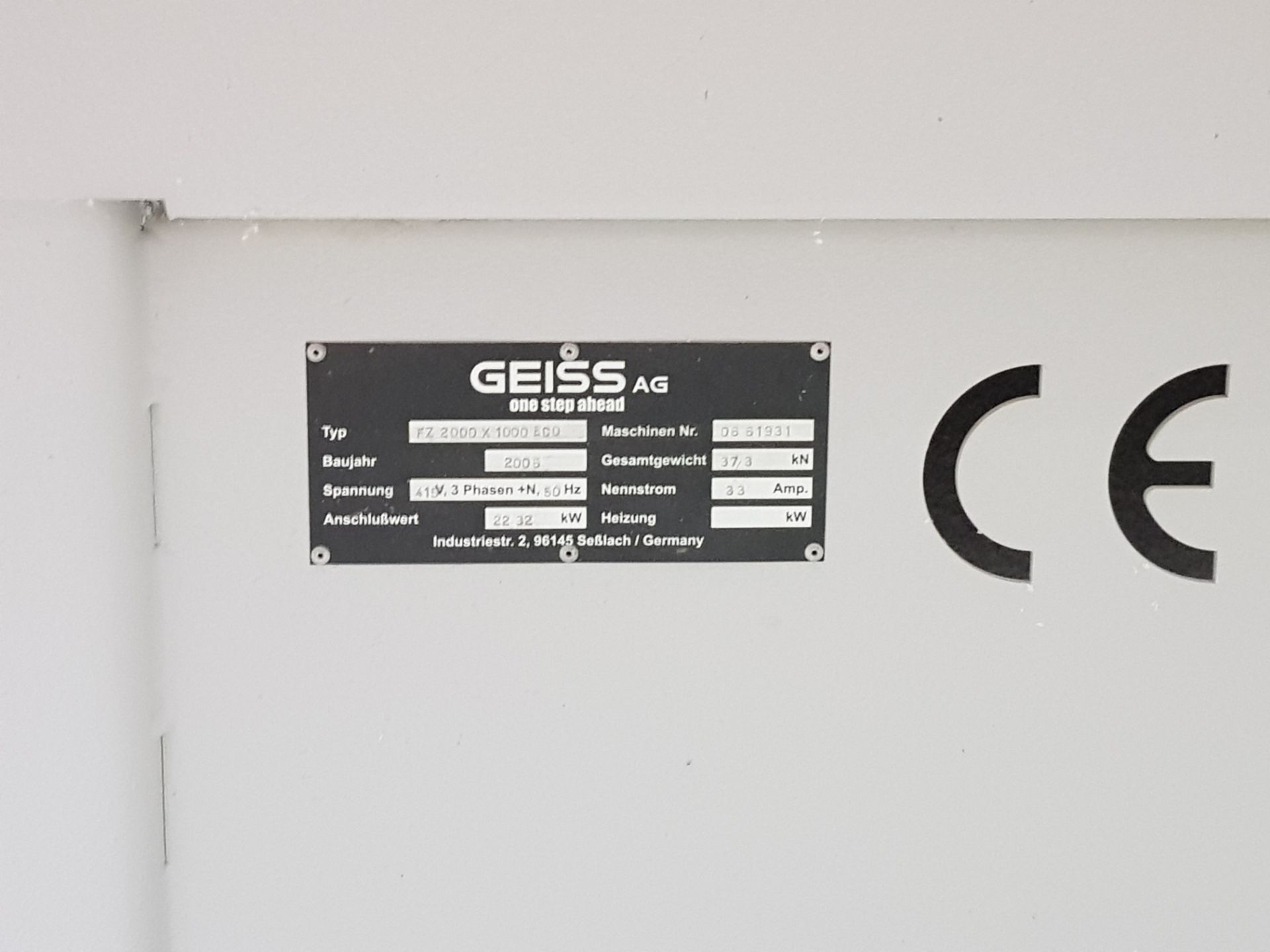GEISS F2 ECO 5 AXIS CNC TRIMMING MACHINE, (ORDER NO 61931, MC NO 60) 12 TOOL CHANGER, TOOLING, - Image 7 of 10