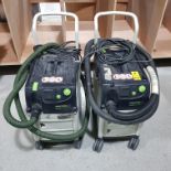 2 X FESTOOL CTL 44 EAC AUTO CLEAN MOBILE DUST EXTRACTORS (ASSETS LOCATED IN DENTON, MANCHESTER.