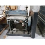 1 X FLY WHEEL PRESS - NO 1234 (ASSETS LOCATED IN DENTON, MANCHESTER. VIEWING STRICTLY BY APPT FROM