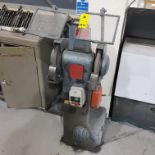 10'' DOUBLE SIDED PEDESTAL GRINDING MACHINE (ASSETS LOCATED IN DENTON, MANCHESTER. VIEWING