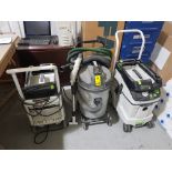 2 X FESTOOL CTL 48 EAC AUTO CLEAN MOBILE DUST EXTRACTOR & NUMATIC NTD 750 2 CYLINDER INDUSTRIAL