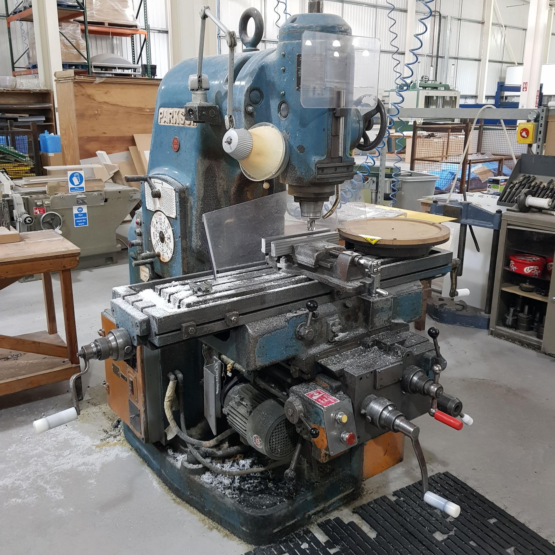 PARKSON HEAVY DUTY MILLING MACHINE (ASSETS LOCATED IN DENTON, MANCHESTER. VIEWING STRICTLY BY APPT