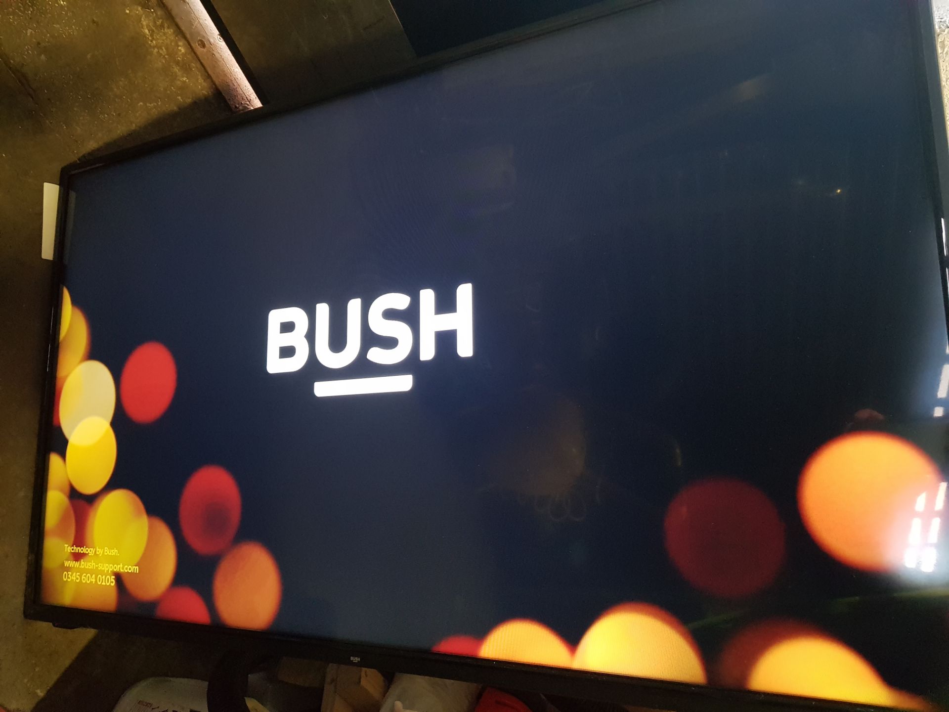 1 X BUSH 43 INCH SMART FHD LED HDR FREEVIEW TV - WITH POWER LEAD - NO REMOTE OR STAND (SEE IMAGES