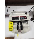 1 X DEHMY MONEY COUNTING MACHINE WITH FAKE NOTE DETECTOR - WITH POWER LEAD