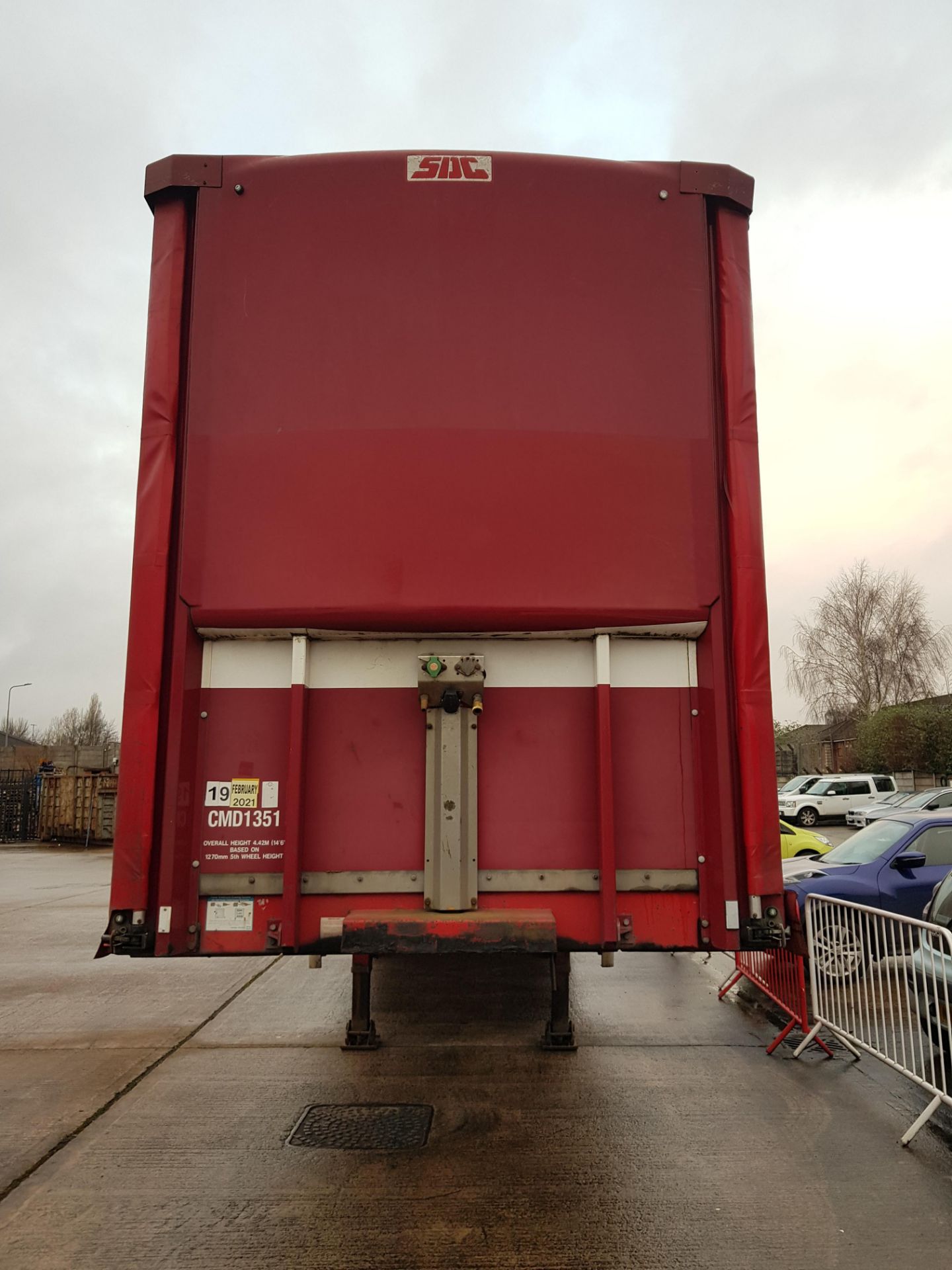 SDC TRAILERS 40 FOOT TRI-AXLE CURTAIN SIDED TRAILER. VIN NO ...