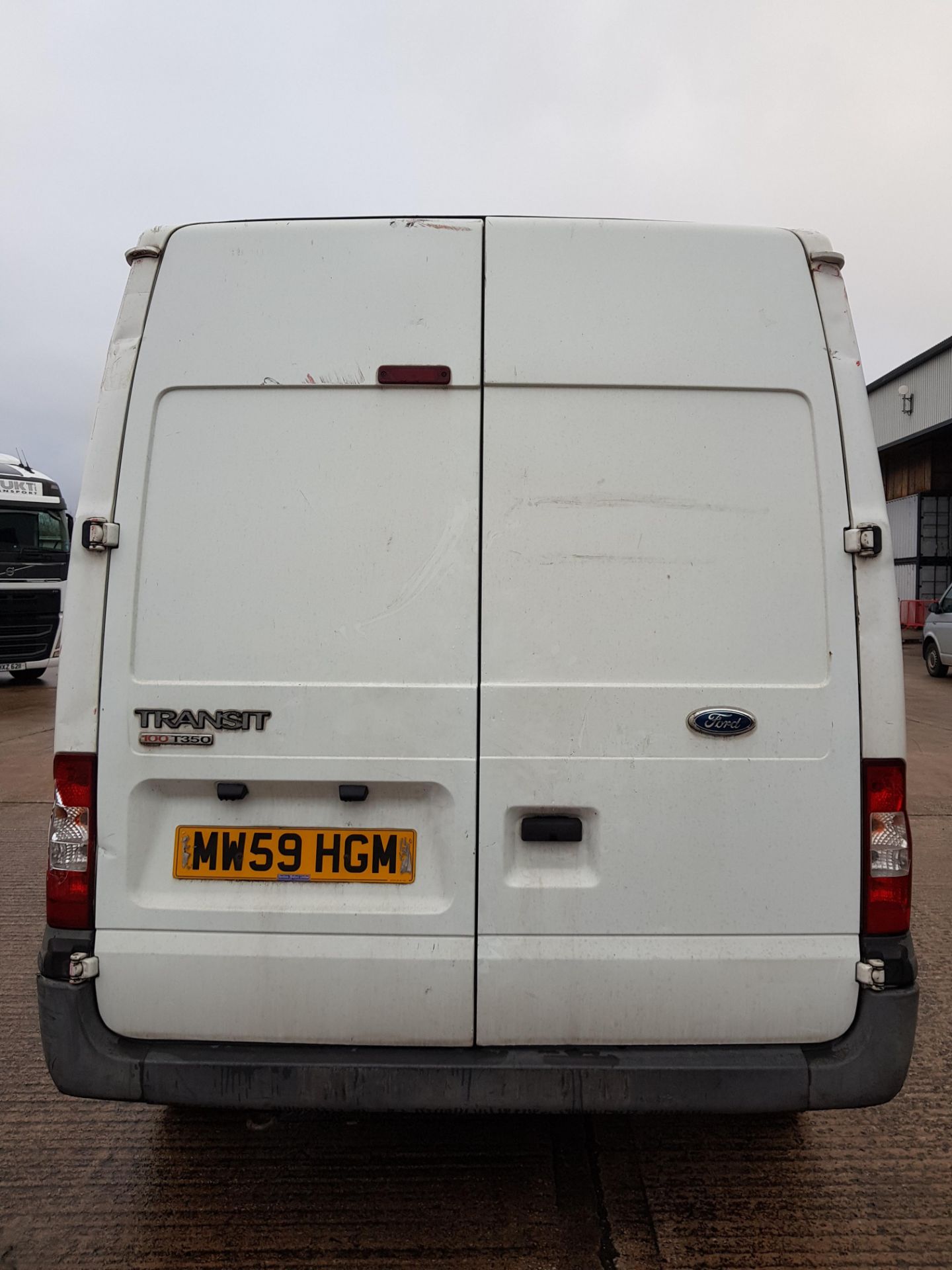 WHITE FORD TRANSIT 100 T350L RWD DIESEL PANEL VAN 2402CC FIRST REGISTERED 29/12/2009 REG: MW59HGM - Image 8 of 11