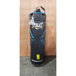 1 X EVERLAST POWERSHOT HEAVY PUNCH BAG - 45 KG - INCLUDES CHAIN ASSEMBLEY (PLEASE NOTE SOME SCUFFS