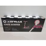 12 X BRAND NEW AIRWALK IGNITE FOLDING SCOOTERS INCLUDES CARRY BAG AND LED LIGHT UP WHEELS - ALL IN