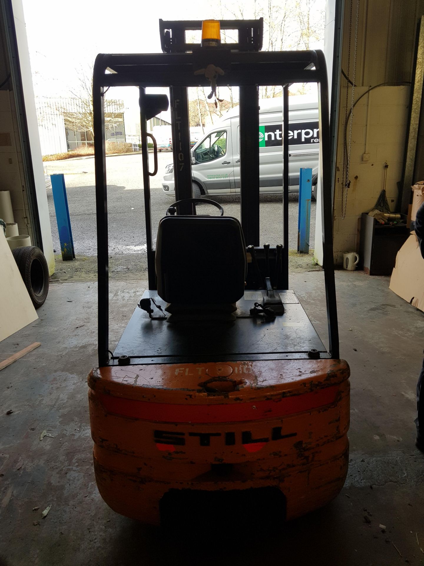 STILL R20-18 ELECTRIC FORKLIFT TRUCK WITH CHARGER DOUBLE MAST SERIAL - 2004 5794 S-SHIFT 1679KG - Image 6 of 7
