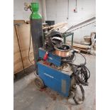 WELDSPARES S612 WELDER WITH ASSOCIATED WIRE & 3 WELDING MASKS *GAS NOT INCLUDED (ASSETS LOCATED IN