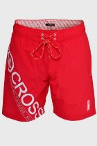 10 X BRAND NEW MEN'S PACIFIC CROSS HATCH SWIM SHORTS IN RED SIZE L , RRP £19.99 TOTAL £199.9