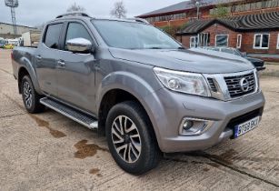 GREY NISSAN NAVARA TEKNA DCI AUTO DIESEL PICK UP TRUCK 2298CC FIRST REGISTERED 31/10/2018 REG: