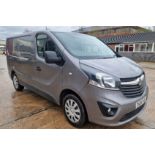 GREY VAUXHALL VIVARO 2700 SPORTIVE CDTI DIESEL PANEL VAN 1598CC FIRST REGISTERED 19/12/2018 REG: