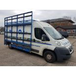 WHITE CITROEN RELAY 35 L3H2 ENTERPRISE DIESEL PANEL VAN 2198CC FIRST REGISTERED 12/7/2013 REG: