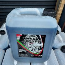 5 X BRAND NEW 10 LITRE NON ACID SUPER WHEEL CLEANER - REMOVES THICK DIRT AND GRIME - SAFE ON