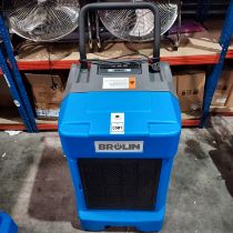 1 X USED COMMERCIAL BROLIN HEAVY DUTY PORTABLE DEHUMIDIFIER SPOT DRY ( BR85C ) - 85 LITRE