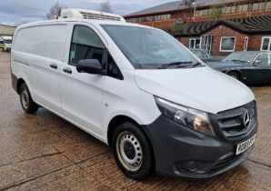 WHITE MERCEDES-BENZ VITO 114 PURE CDI DIESEL PANEL VAN 2143CC FIRST REGISTERED 11/12/2019 REG: