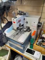 AMF REECE SERIES S-100 EYELET BUTTONHOLE MACHINE (YOM UNKNOWN) *** NOTE: ITEMS LOCATED IN