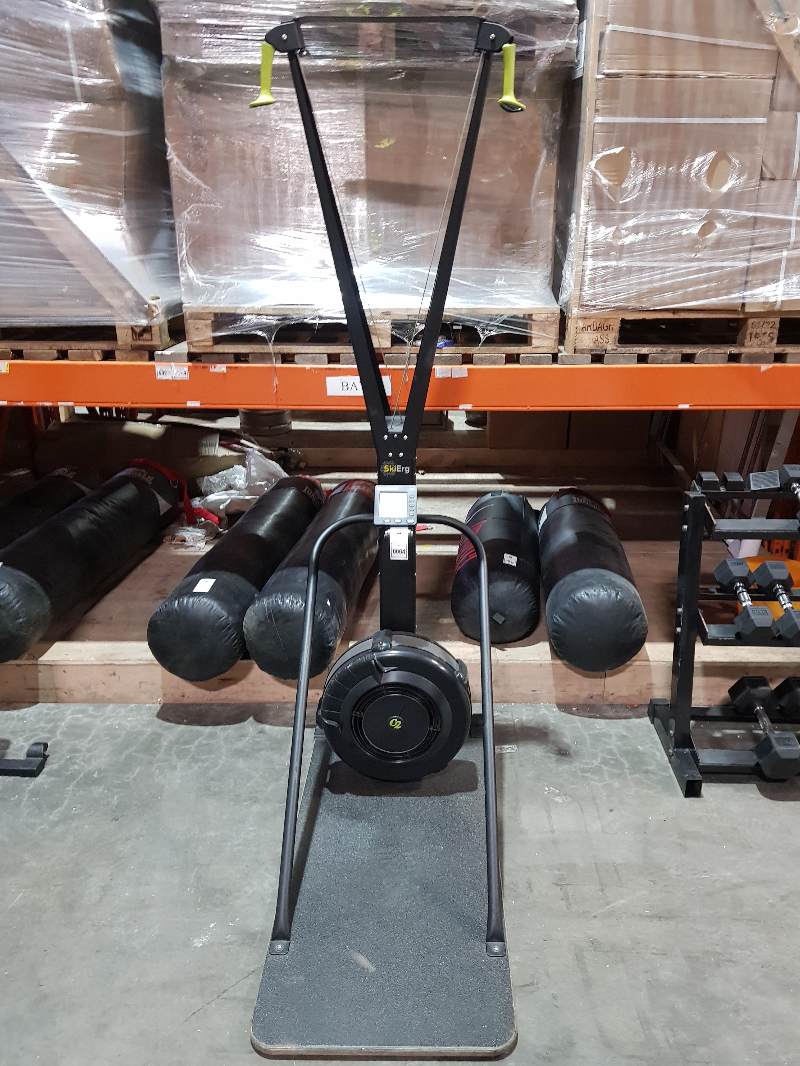 1 X CONCEPT 2 SKI ERG - FREESTANDING WITH BASE - PM5 PERFORMANCE MONITOR - PLYWHEEL AND DAMPNER
