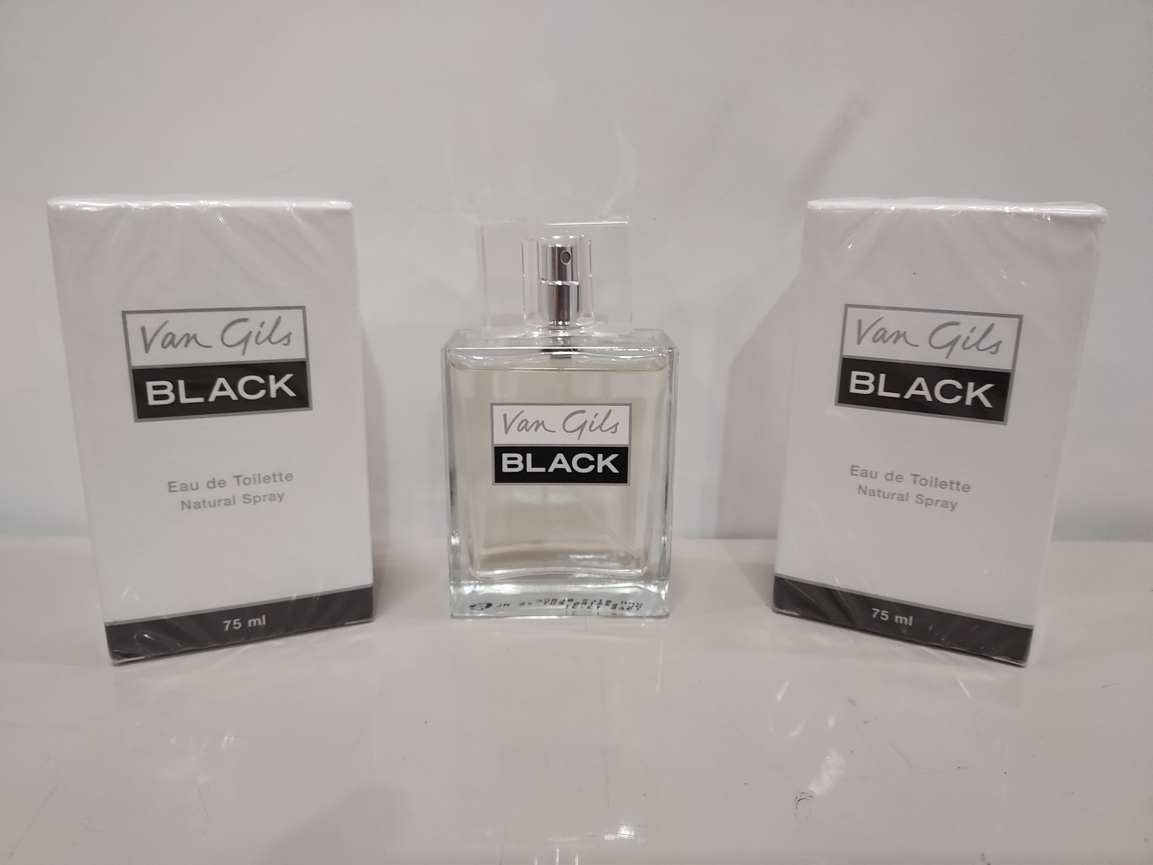 24 X BRAND NEW VAN GILS BLACK EAU DE TOILETTE - 75 ML - TOTAL RRP £624.00