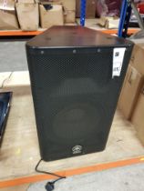 1 X YAMAHA DXR12 110W SPEAKER WITH POWER LEAD