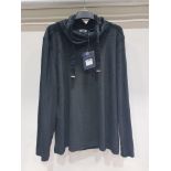 8 X BRAND NEW WOMEN'S HANNELORE PULL OVER FLEECE IN BLACK SIZES 1 X 10 , 4 X 16 , 1 X 18 , 2 X 20