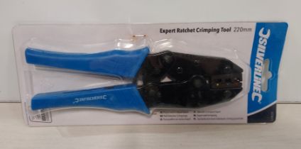 46 X BRAND NEW SILVERLINE EXPERT RATCHET CRIMPING TOOL - 220 MM - IN 2 BOXES